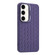 Samsung Galaxy A35 5G Honeycomb Radiating Lens Holder TPU Phone Case - Purple