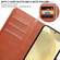 Samsung Galaxy A35 5G IMAK Count Series Flip Leather Phone Case - Brown