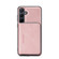Samsung Galaxy A35 5G JEEHOOD Magnetic Zipper Horizontal Flip Leather Phone Case - Pink