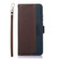 Samsung Galaxy A35 5G KHAZNEH Litchi Texture Leather RFID Phone Case - Brown