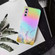 Samsung Galaxy A35 5G Laser Marble Pattern Clear TPU Protective Phone Case - Pink