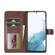 Samsung Galaxy A35 5G LC.IMEEKE Calf Texture Leather Phone Case - Coffee