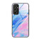 Samsung Galaxy A35 5G Marble Pattern Glass Protective Phone Case - Pink