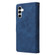 Samsung Galaxy A35 5G Multifunctional Frosted Zipper Wallet Leather Phone Case - Blue