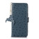 Samsung Galaxy A35 5G Ostrich Pattern Genuine Leather RFID Phone Case - Blue