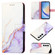 Samsung Galaxy A35 5G PT003 Marble Pattern Flip Leather Phone Case - White Purple