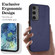 Samsung Galaxy A35 5G R20 Leather Pattern Phone Single Case - Blue