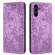 Samsung Galaxy A35 5G Retro Elephant Embossed Leather Phone Case - Purple