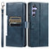 Samsung Galaxy A35 5G Simple 6-Card Wallet Leather Phone Case - Navy Blue