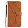 Samsung Galaxy A35 5G Stitching Embossed Leather Phone Case - Brown