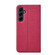 Samsung Galaxy A35 5G ViLi DMX Series TPU + PU Leather Magnetic Phone Case - Rose Red