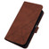 Motorola Moto G 5G 2024 Crossbody 3D Embossed Flip Leather Phone Case - Brown