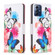 Motorola Moto G Play 2024 Colored Drawing Pattern Leather Phone Case - Butterflies