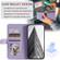 Motorola Moto G Play 2024 Simple 6-Card Wallet Leather Phone Case - Purple