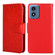 Motorola Moto G Play 2024 Crystal Texture Leather Phone Case - Red