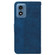 Motorola Moto G Play 2024 Geometric Embossed Leather Phone Case - Blue