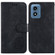 Motorola Moto G Play 2024 Little Tiger Embossed Leather Phone Case - Black
