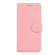 Motorola Moto G Play 2024 Skin Feel Pure Color Flip Leather Phone Case - Pink