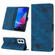 Motorola Moto G Play 2024 Skin-feel Embossed Leather Phone Case - Blue