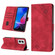 Motorola Moto G Play 2024 Skin-feel Embossed Leather Phone Case - Red