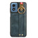 Motorola Moto G Play 2024 Wristband Leather Back Phone Case - Blue