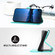 Motorola Moto G Play 2024 YX0070 Carbon Fiber Buckle Leather Phone Case with Lanyard - Light Blue