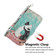 Motorola Moto G Power 5G 2024 3D Colored Horizontal Flip Leather Phone Case - Black White Cat