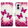 Motorola Moto G Power 5G 2024 3D Painting Horizontal Flip Leather Phone Case - Rose Butterfly