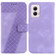 Motorola Moto G Power 5G 2024 7-shaped Embossed Leather Phone Case - Purple