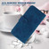 Motorola Moto G Power 5G 2024 Butterfly Rose Embossed Leather Phone Case - Blue