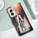 Motorola Moto G Power 5G 2024 Colored Drawing Pattern Plain Weave Leather Phone Case - Cats And Tigers