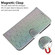 Motorola Moto G Power 5G 2024 Colorful Magnetic Buckle Leather Phone Case - Silver