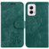 Motorola Moto G Power 5G 2024 Little Tiger Embossed Leather Phone Case - Green