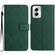 Motorola Moto G Power 5G 2024 Rhombic Grid Texture Leather Phone Case - Green