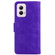 Motorola Moto G Power 5G 2024 Skin Feel Pure Color Flip Leather Phone Case - Purple