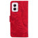 Motorola Moto G Power 5G 2024 Tiger Embossing Pattern Leather Phone Case - Red