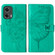 Motorola Moto G Stylus 5G 2024 Embossed Butterfly Leather Phone Case - Green
