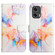 Motorola Moto G Stylus 5G 2024 PT003 Marble Pattern Flip Leather Phone Case - Galaxy Marble White