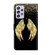Samsung Galaxy A52 / A52s 5G Crystal 3D Shockproof Protective Leather Phone Case - Golden Wings