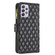 Samsung Galaxy A52 4G / 5G / A52S 5G Diamond Lattice Zipper Wallet Leather Flip Phone Case - Black