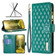 Samsung Galaxy A52 4G / 5G / A52S 5G Diamond Lattice Zipper Wallet Leather Flip Phone Case - Green