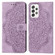 Samsung Galaxy A52 4G / 5G Mandala Embossed Flip Leather Phone Case - Purple