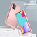 Samsung Galaxy A52 4G / 5G PC + Silicone Three-piece Shockproof Protection Case - Rose Gold