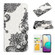 Samsung Galaxy A52 4G/5G Oil Embossed 3D Drawing Leather Phone Case - Lace Flower