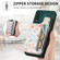 Samsung Galaxy A52 4G/5G Retro Painted Zipper Wallet Back Phone Case - Green