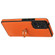 Samsung Galaxy A52 4G/5G Ring Card Litchi Leather Back Phone Case - Orange