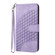 Samsung Galaxy A52 4G/5G YX0060 Elephant Head Embossed Phone Leather Case with Lanyard - Light Purple