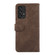 Samsung Galaxy A52 5G / 4G ABEEL Color Block Magnetic RFID Leather Phone Case - Brown-Blue