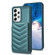 Samsung Galaxy A52 5G / 4G BF26 Wave Pattern Card Bag Holder Phone Case - Green
