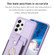 Samsung Galaxy A52 5G / 4G BF27 Metal Ring Card Bag Holder Phone Case - Purple